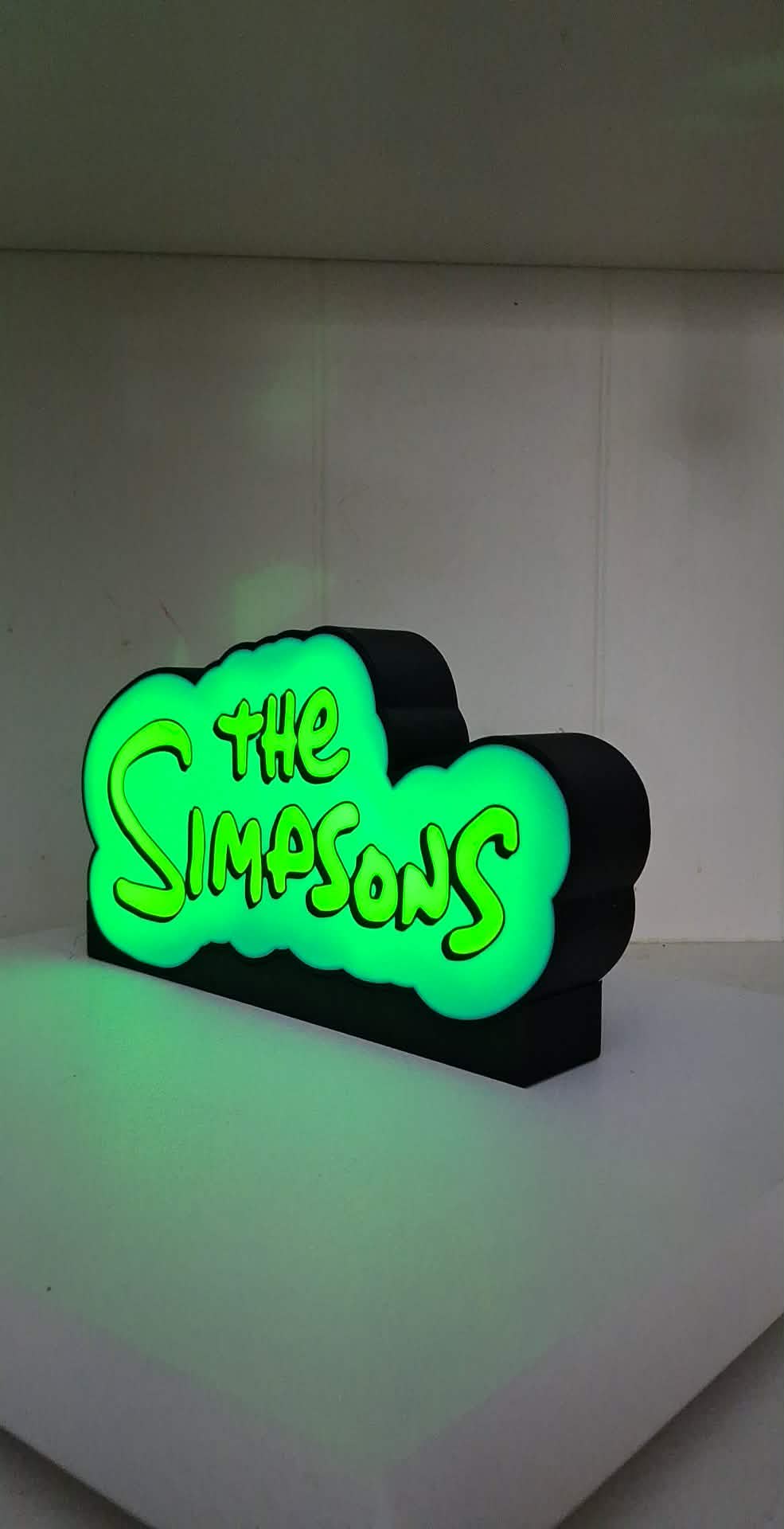 The Simpsons Light LED light box – custom 3D printed – Lit Layer Creations